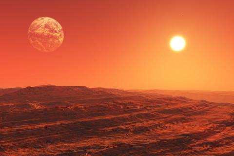 NASA Perseverance зафиксировал зелёные полярные сияния на Марсе