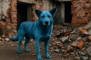 Собаки Чернобыля приобрели синий окрас шерсти из-за химических веществ — ветеринары