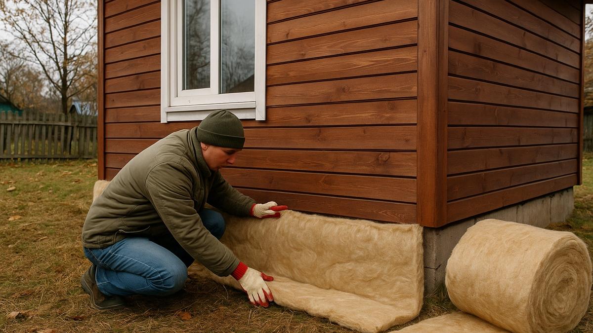 Утепление дачи осенью