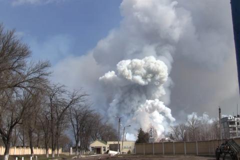 Автомобиль взорвался в Оболонском районе Киева — ТАСС
