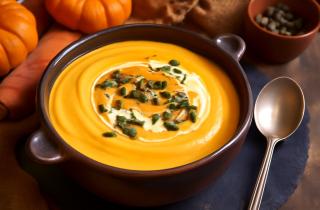 Овощной бульон и обжарка ингредиентов усиливают аромат крем-супов