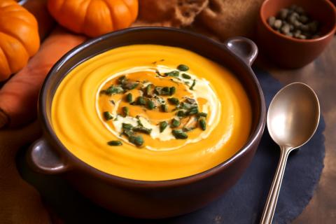 Овощной бульон и обжарка ингредиентов усиливают аромат крем-супов