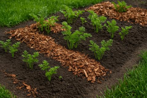 Листовая мульча зимой формирует влажную подушку для слизней — садоводы