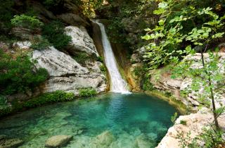 Горные районы Греции раскрыли малоизвестные водопады