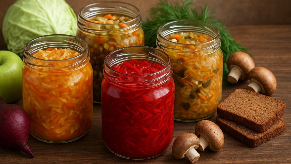 Банки с заготовками для супа Банки с заготовками для супа