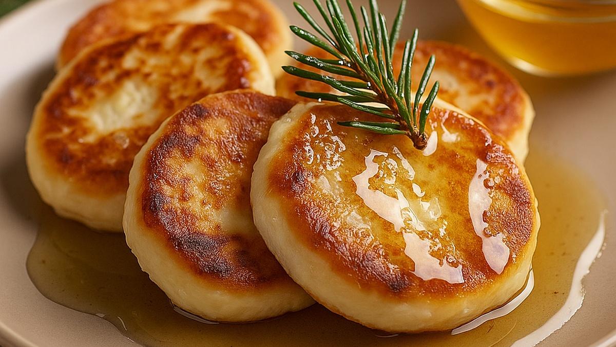 Сырники с медово-хвойной заливкой