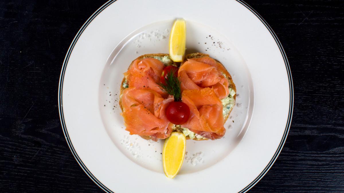 Копчёный лосось