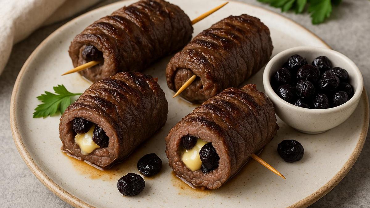 Рулетики с сыром и черёмухой Рулетики с сыром и черёмухой