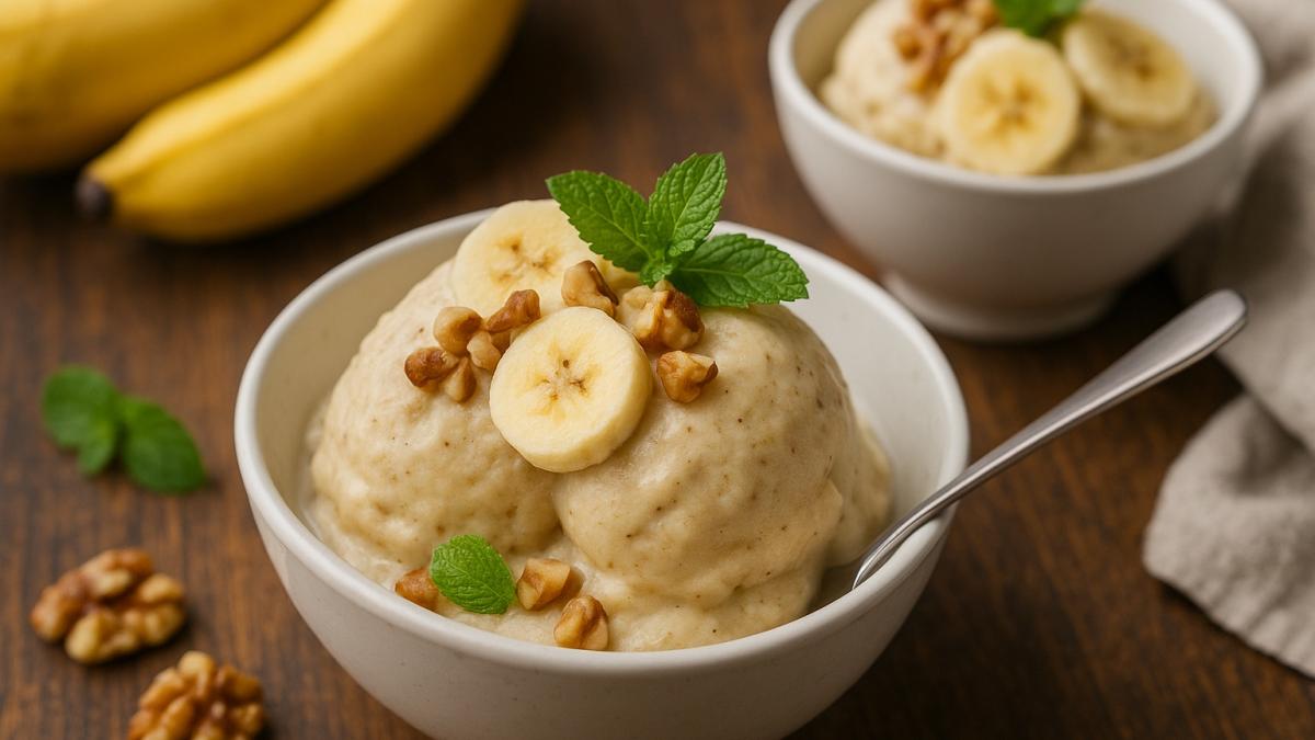 Банановое мороженое без сахара