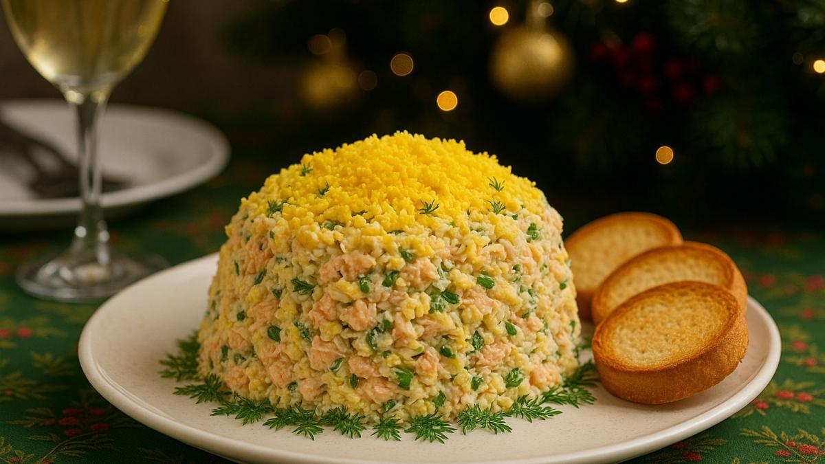 Салат Ленивая мимоза