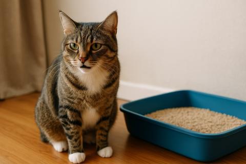 Частые походы в лоток могут указывать на боль у кошки — ветеринары