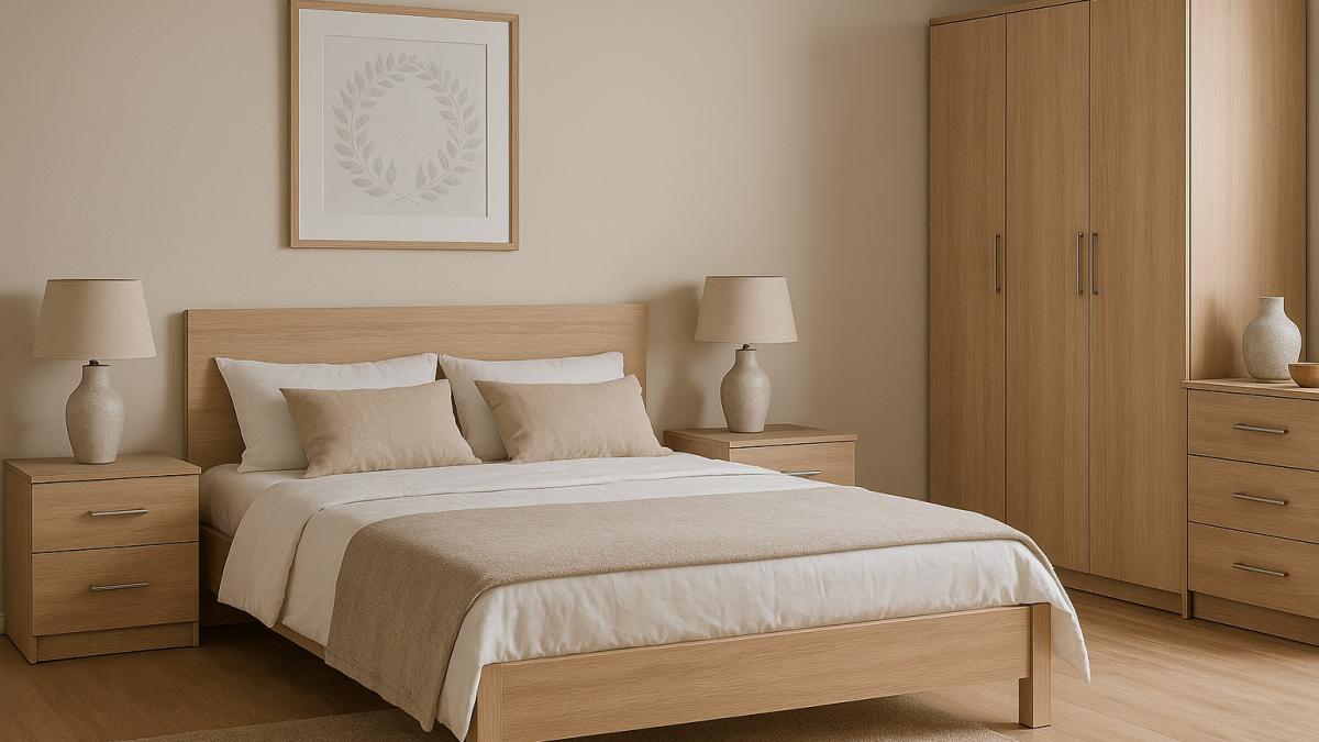 минималистичная спальня