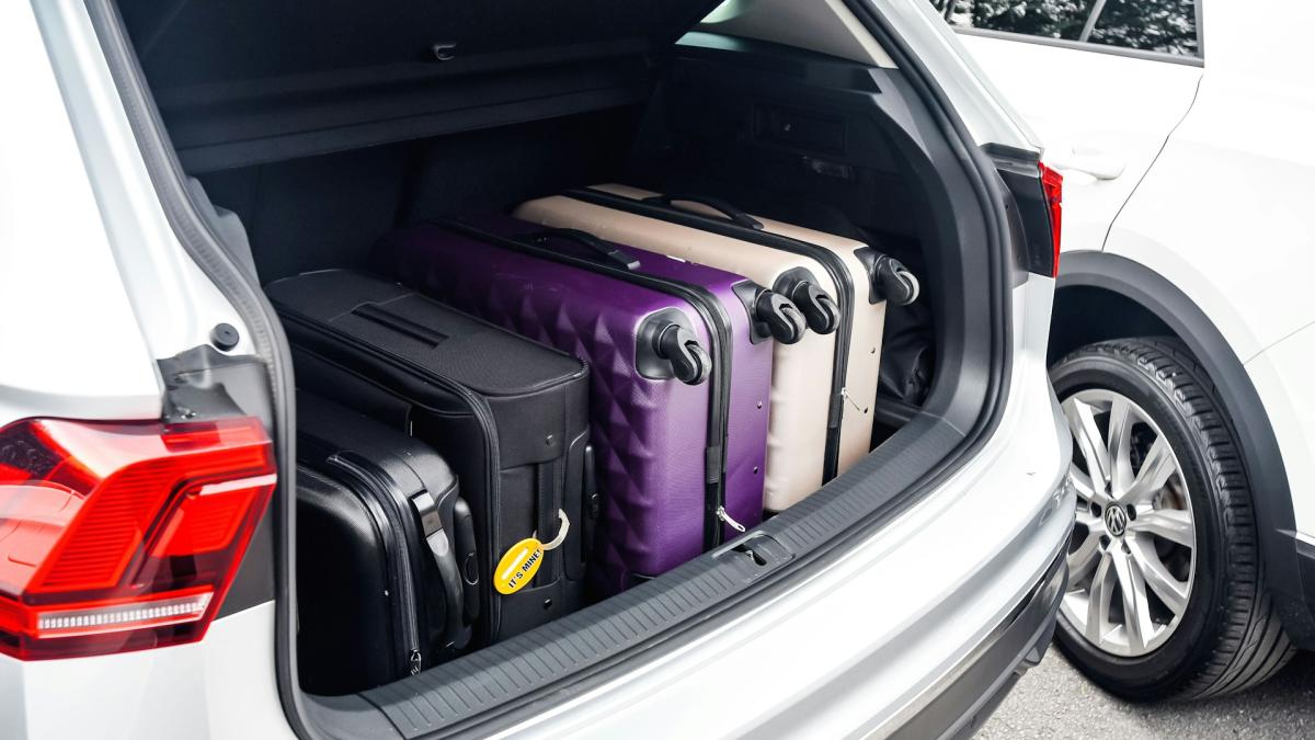 Заполненный багажник