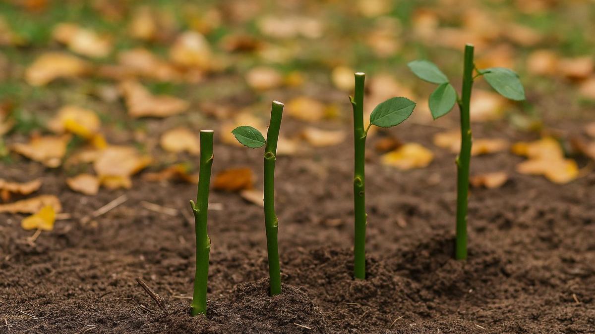 Осеннее размножение роз