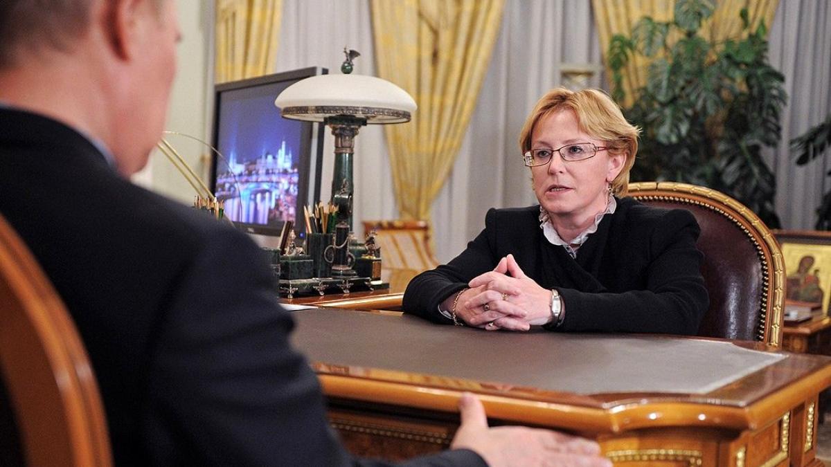 Vladimir Putin and Veronika Skvortsova in 2013 Vladimir Putin and Veronika Skvortsova in 2013