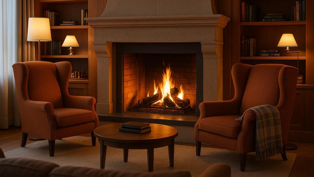 Камин в отеле Камин в отеле