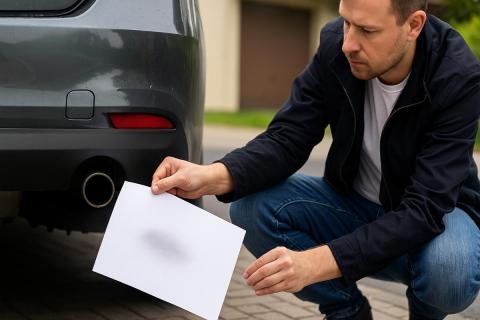 Проверка двигателя листом бумаги выявляет масляные следы и противодавление — автоэксперт