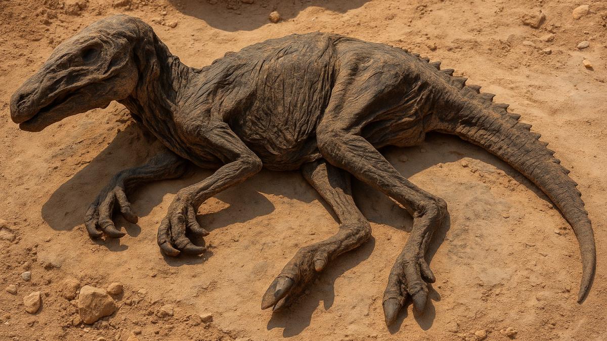 Мумия динозавра