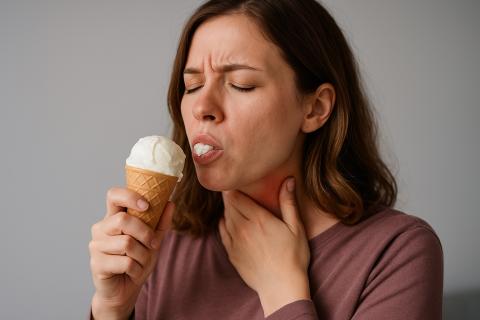Мороженое при боли в горле даёт временное облегчение, но не лечит — Надежда Чернышова