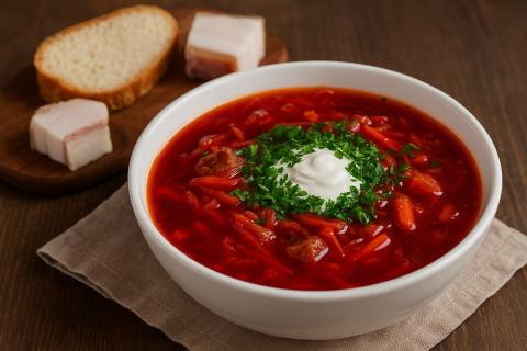 Борщ на говяжьем бульоне повышает насыщенность вкуса — кулинары