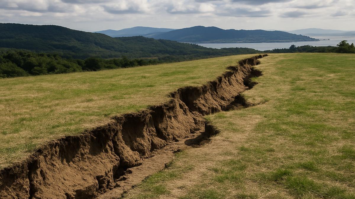 Сдвиг тектонической плиты Сдвиг тектонической плиты