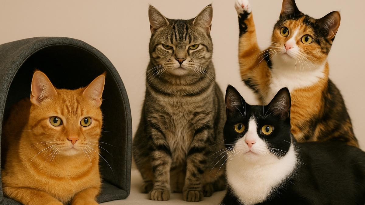 Пять типов личностей у кошек