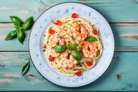 Почему сливочный соус улучшает вкус спагетти с креветками – объяснение шеф-повара