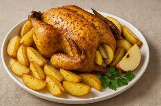 Теперь всегда так: курица в духовке с картофелем под фольгой — аромат на всю квартиру, а готовится само