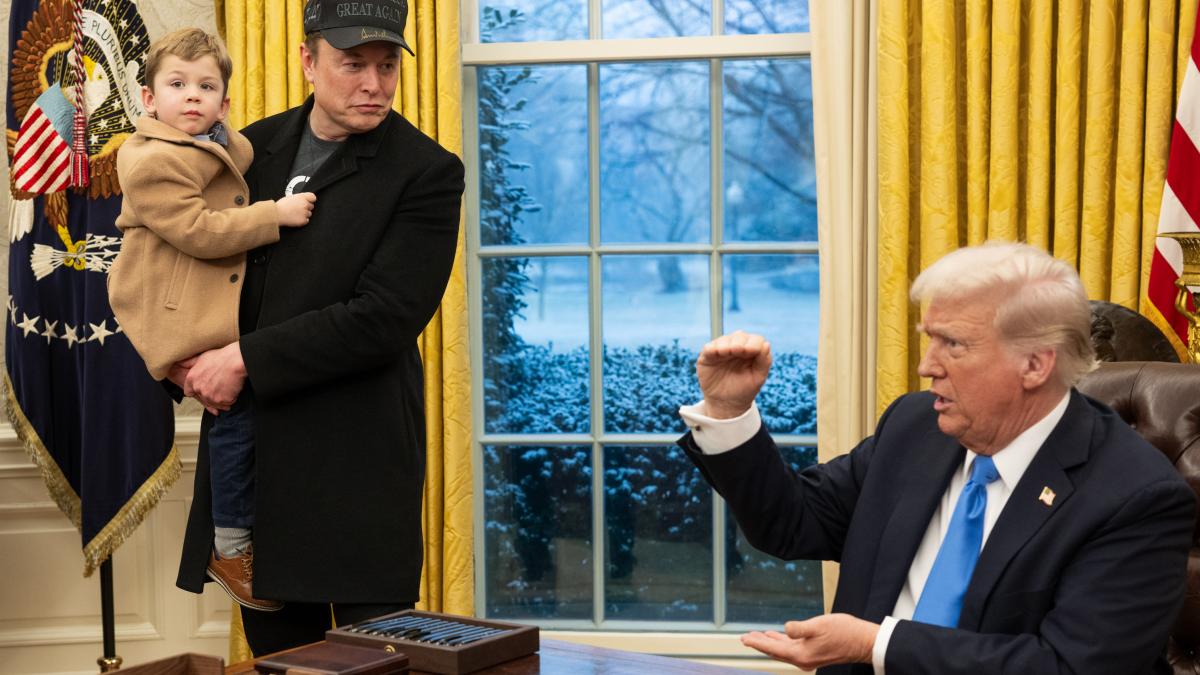 Илон Маск и Дональд Трамп