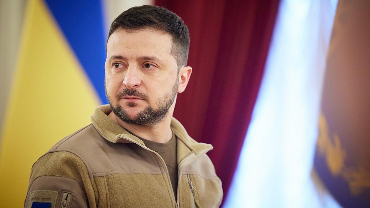 Украинский президент Владимир Зеленский Украинский президент Владимир Зеленский