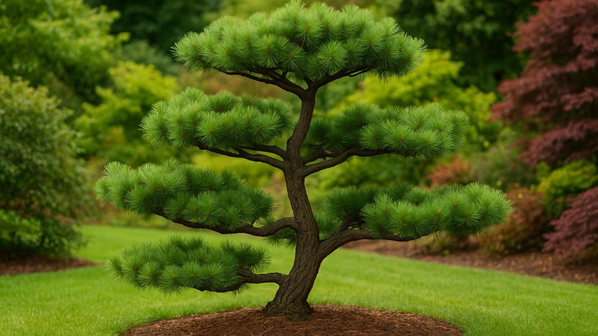 Горная сосна в саду