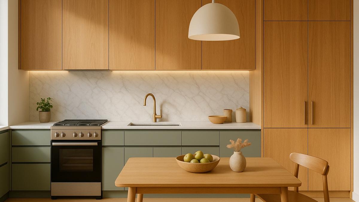 Элегантный интерьер кухни