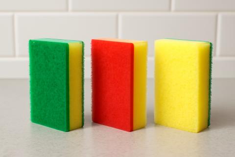 Микробы в губке могут выживать даже после очистки — эксперты по гигиене