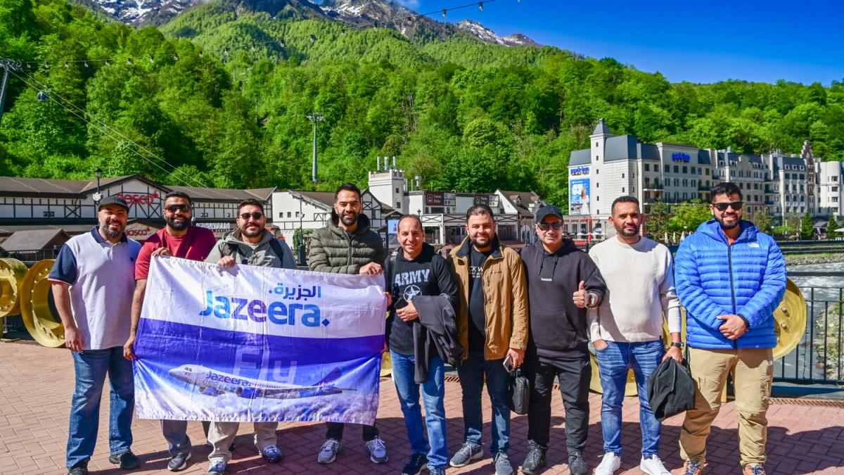 Представители турагентств Кувейта на курорте Роза Хутор