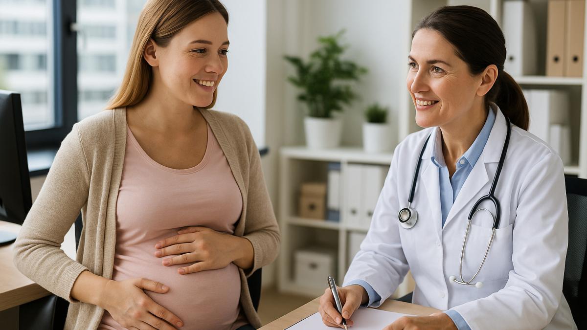 беременная женщина у врача
