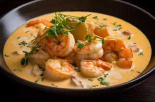 Королевские креветки необходимо жарить с чесноком и лимоном для нежного вкуса