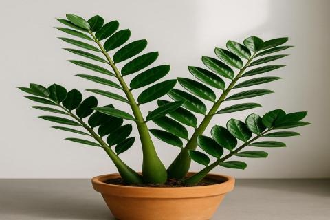 Замиокулькас переносит редкий полив до месяца — цветоводы