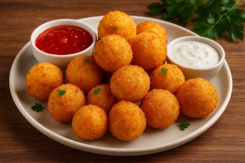 Картофельные крокеты во фритюре обладают насыщенным вкусом и воздушной текстурой внутри