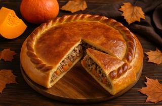 Раньше готовил неправильно, теперь — вот как: турецкий бурек с фаршем — корочка золотая, начинка тает