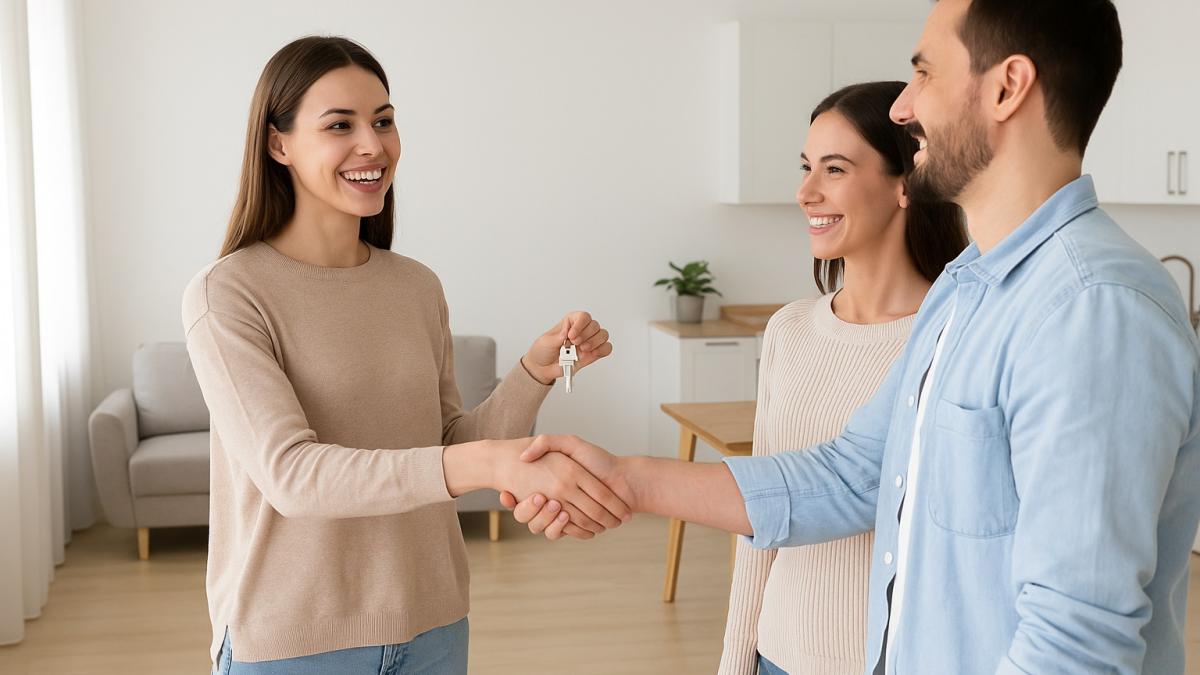 Передача ключей новым жильцам