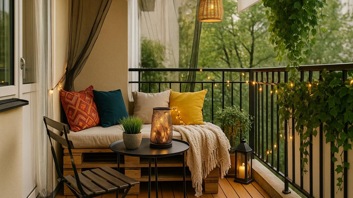 Уютный балкон