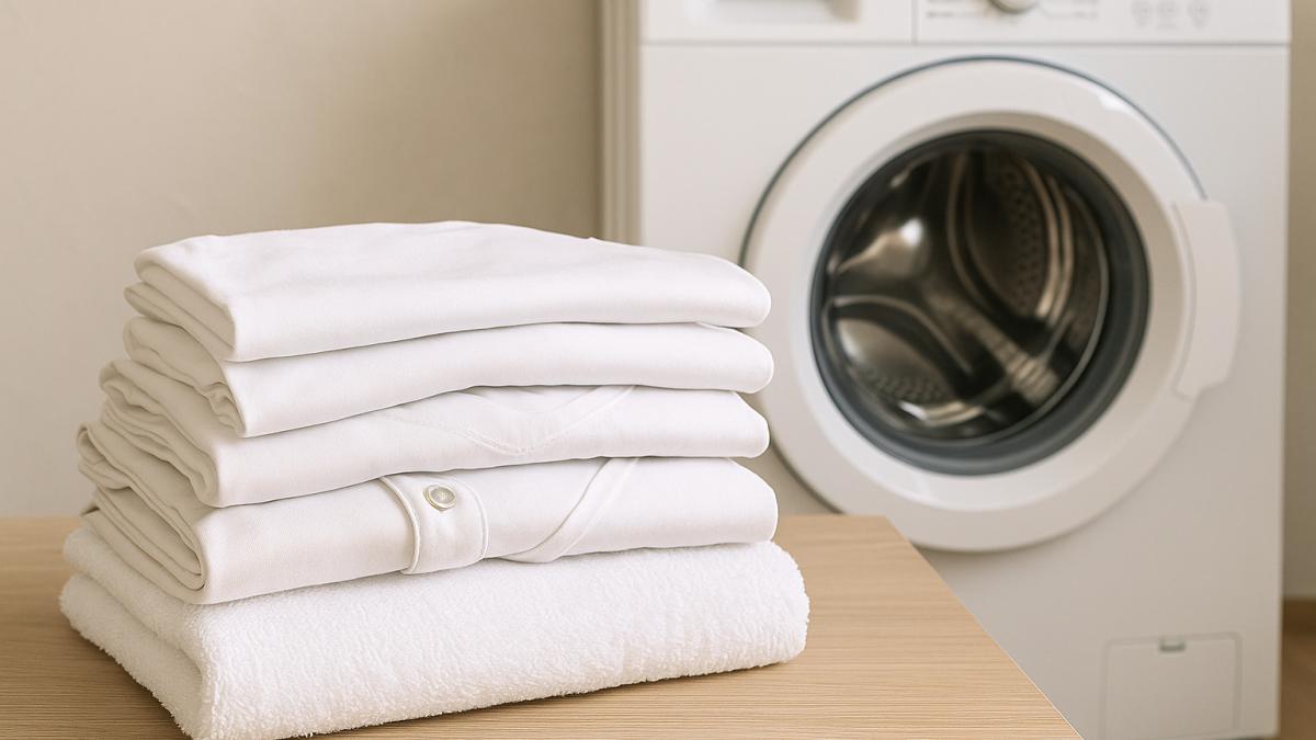 Белая одежда после стирки