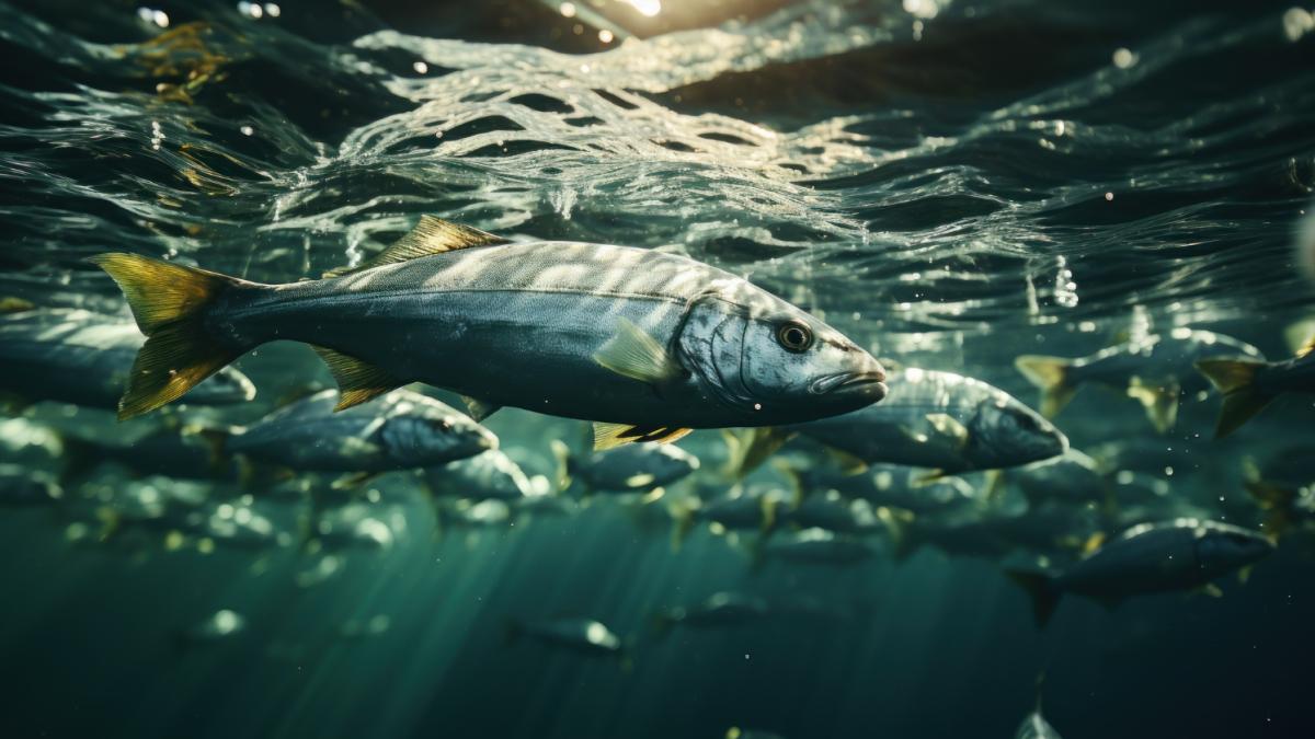 Рыбы в воде