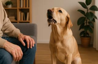 Стайный инстинкт побуждает собаку следовать за хозяином