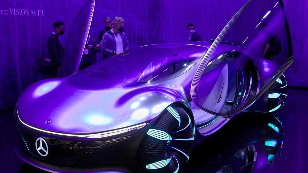 Выставка автомобиля Mercedes-Benz VISION AVTR
