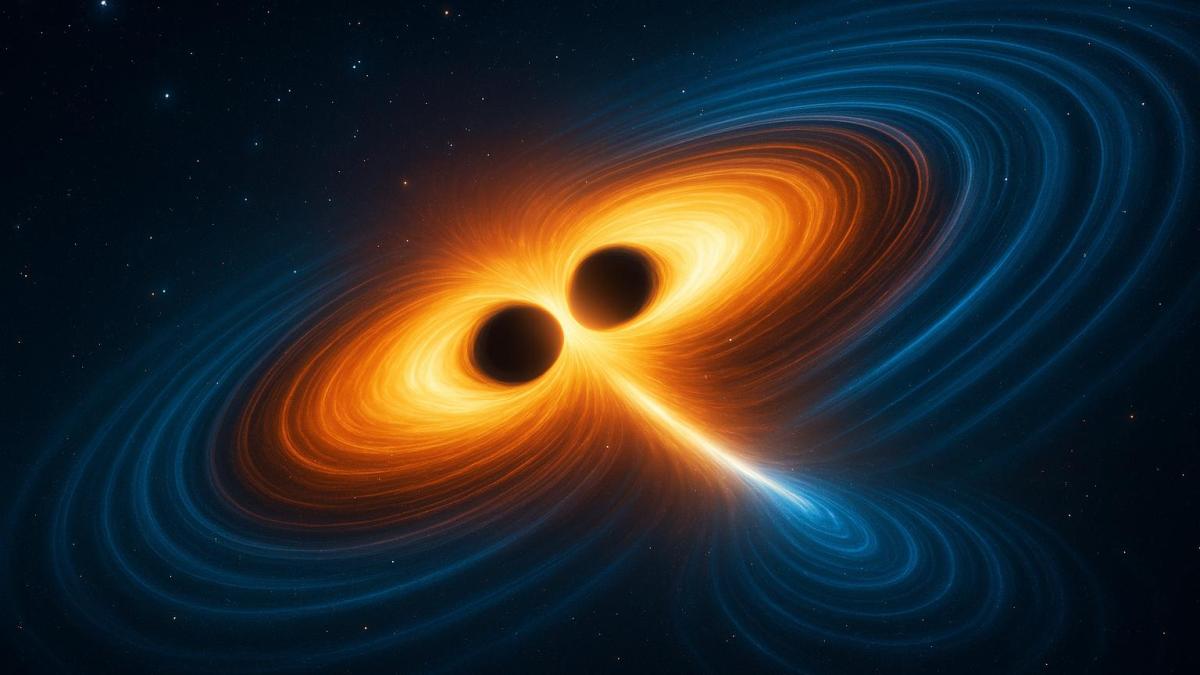 Столкновение черных дыр