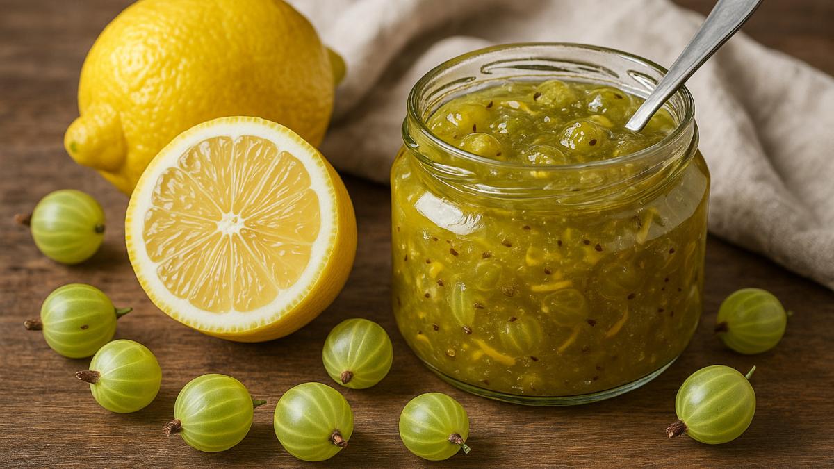 Варенье из крыжовника и лимона Варенье из крыжовника и лимона