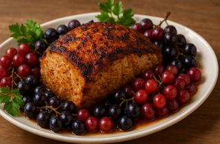 Свиная корейка запекается в фольге при 180°C и сохраняет сочность — повар