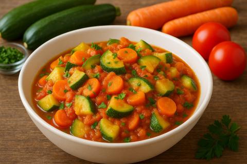 Как приготовить овощное рагу с баклажанами и кабачками