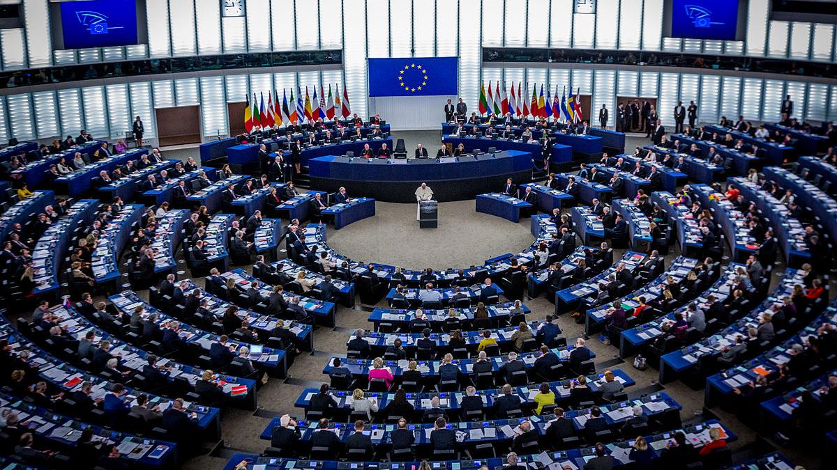 Заседание Европарламента в Брюсселе